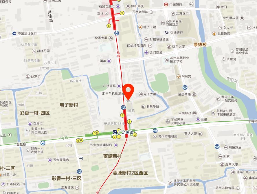 中盛艾美广场地图位置